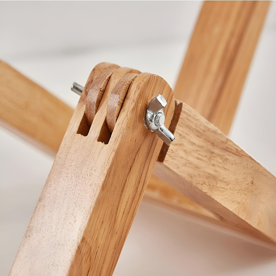 Creative Robot Tischlampe aus Holz