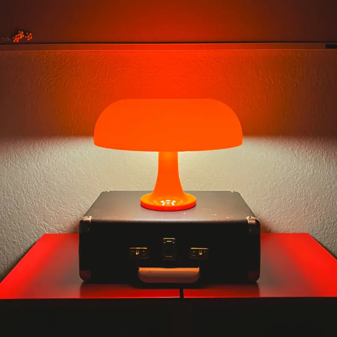 LED Retro Pilz Tischlampe