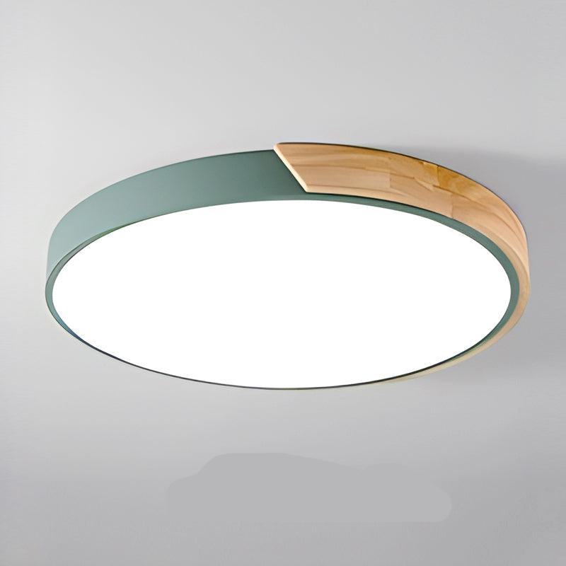 Moderne LED-Leuchte rund