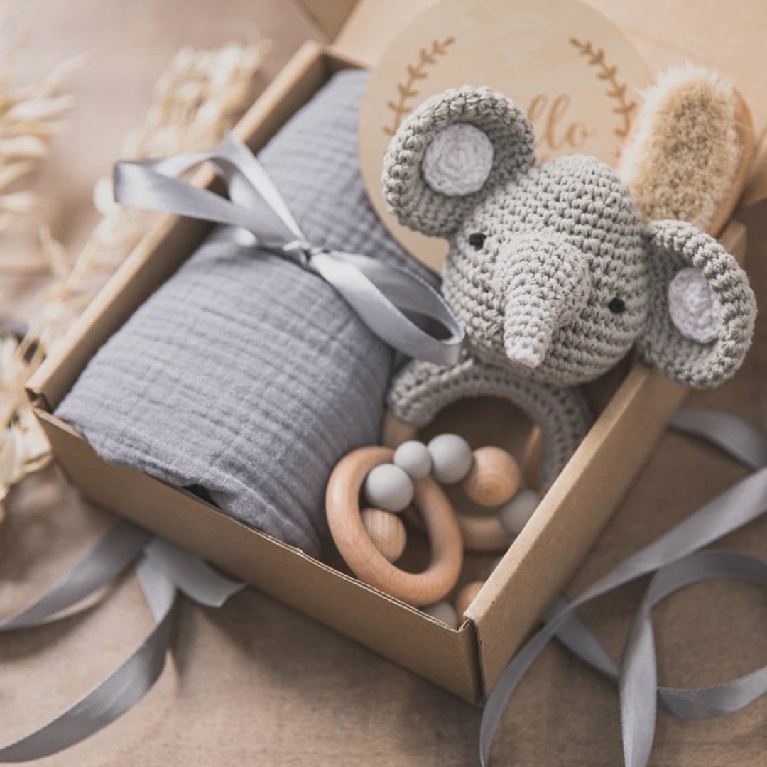 Luxuriöse Geschenkbox für Neugeborene Babys