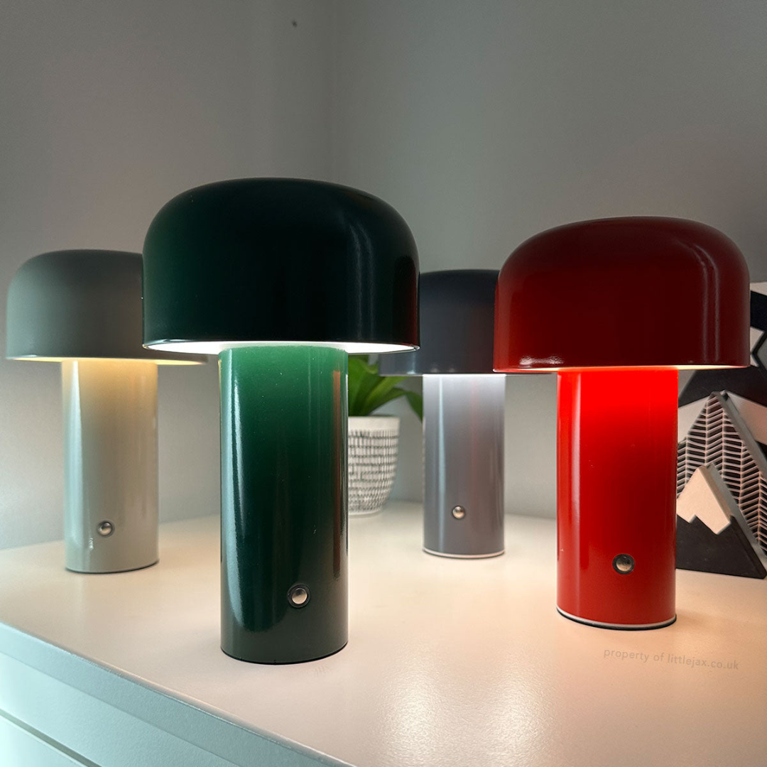 Moderne Wiederaufladbare LED Tischlampe in Pilzform