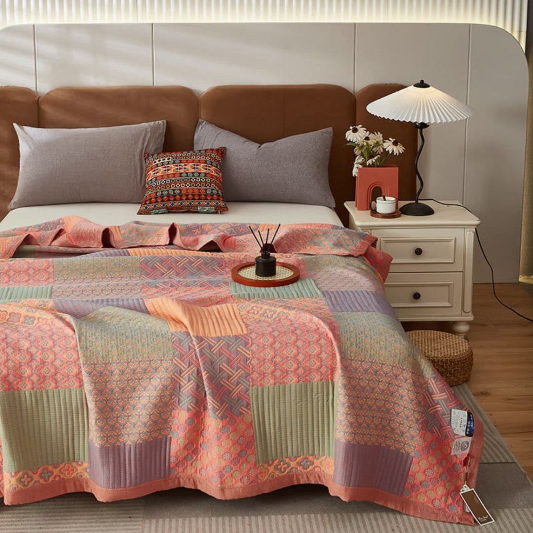 Zweiseitige Patchwork-Decke