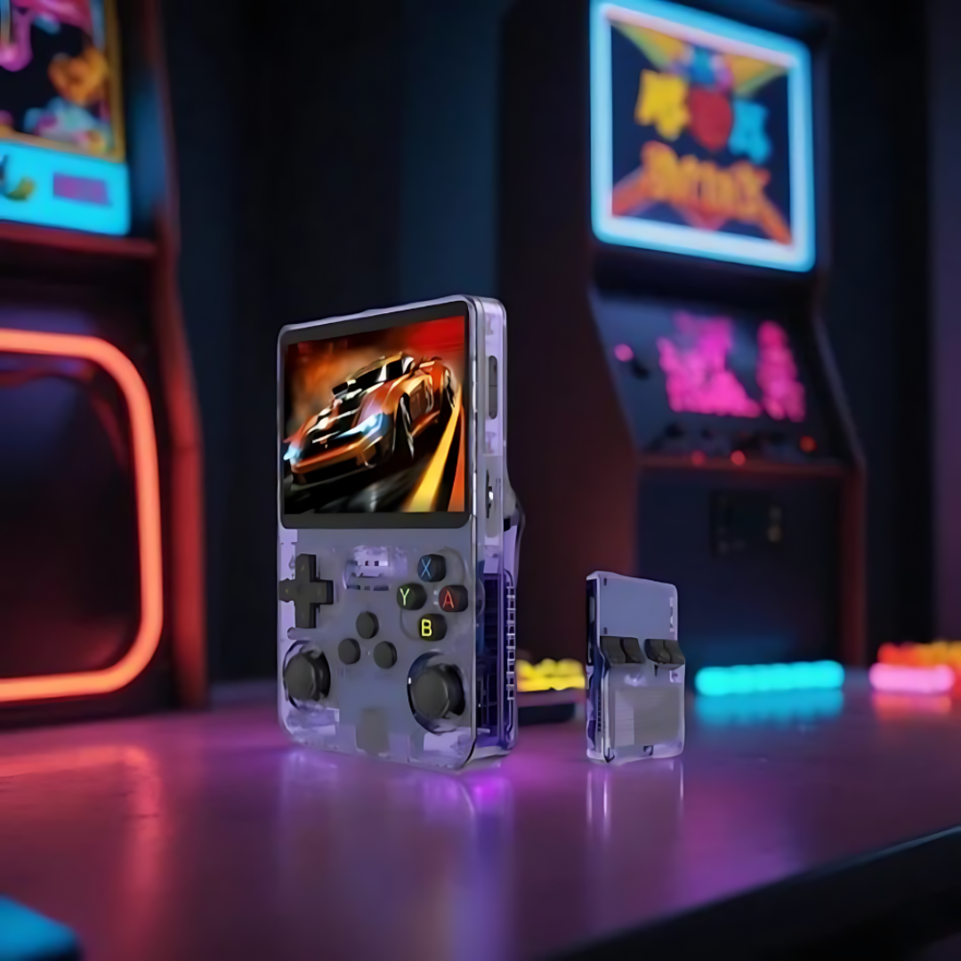 Tragbare Retro-Spielkonsole