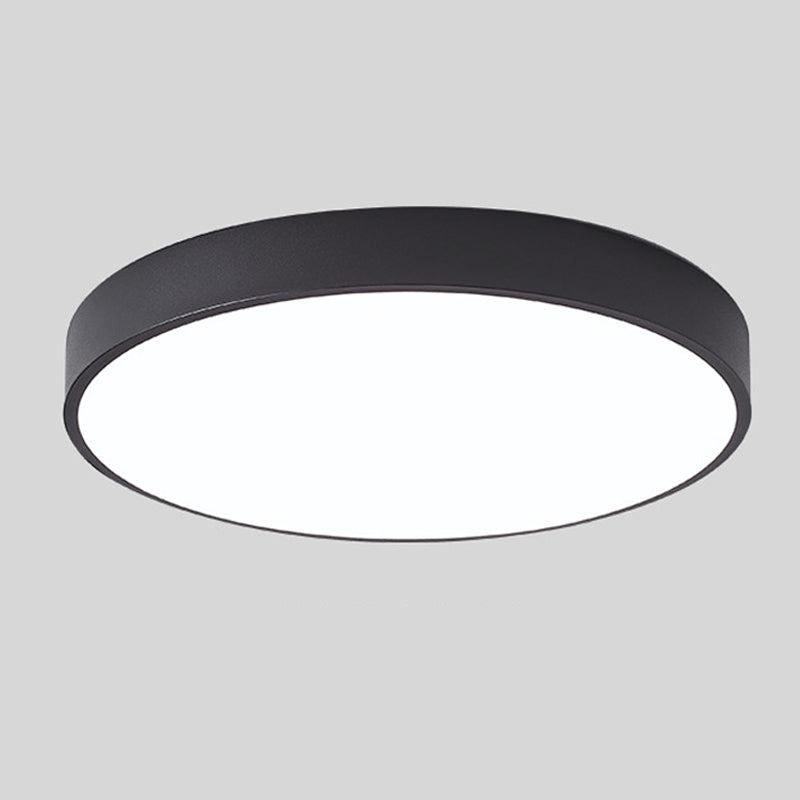Moderne LED-Leuchte rund