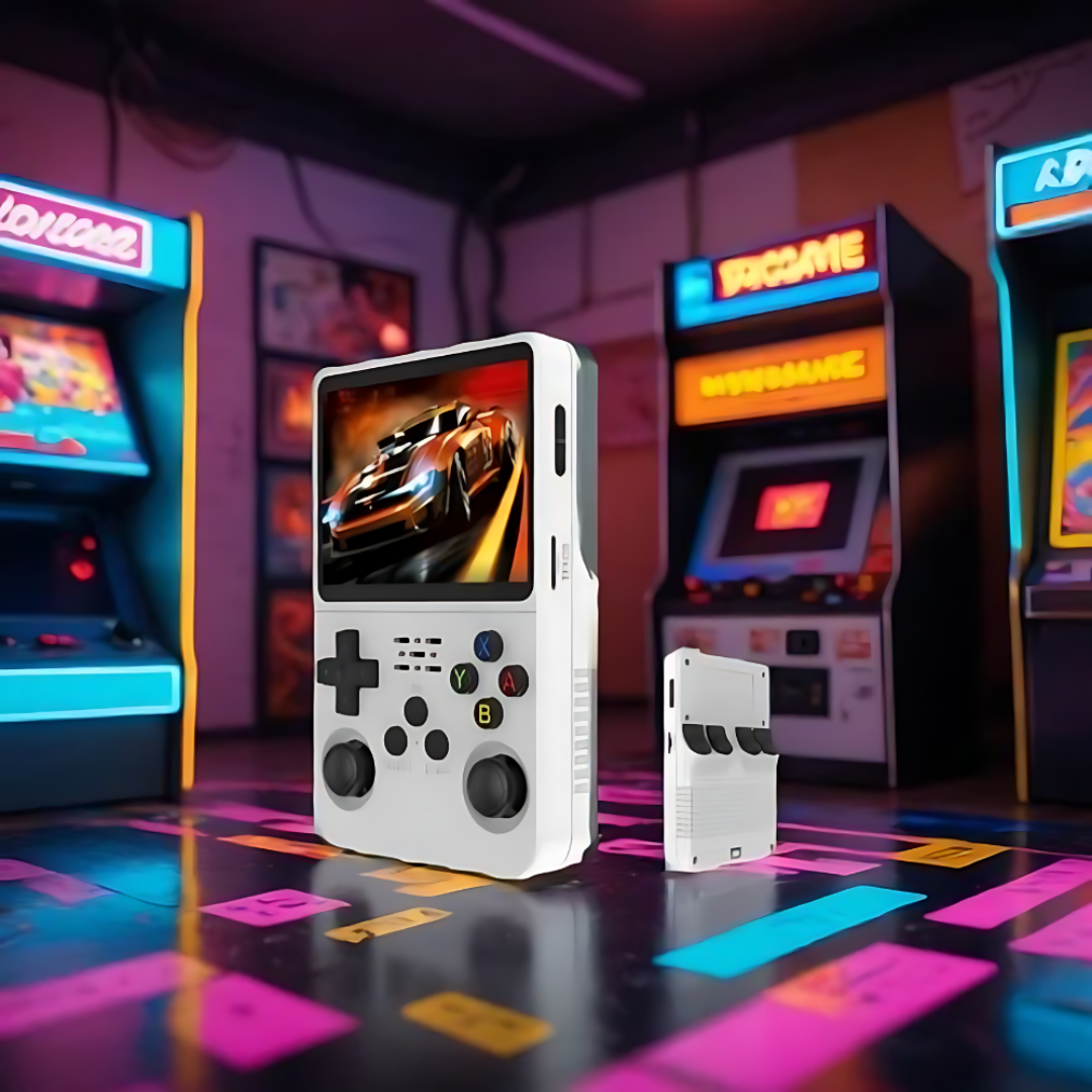 Tragbare Retro-Spielkonsole