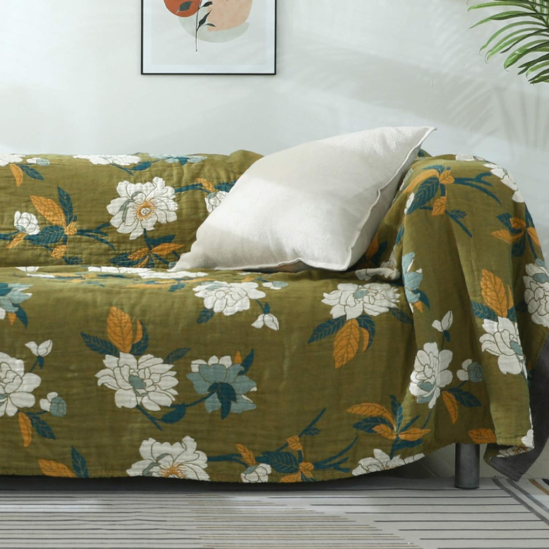 Zweiseitige Florale Decke