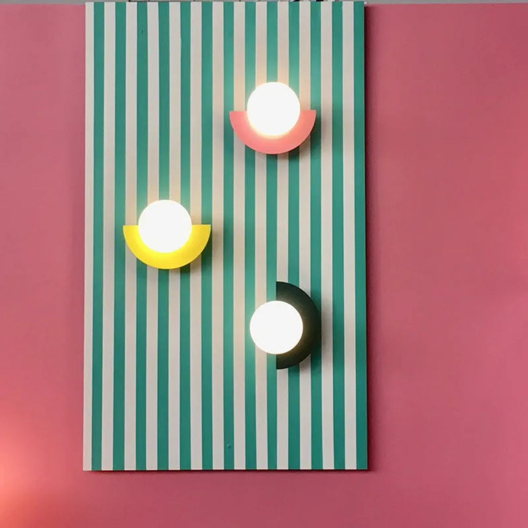 Elegante Halbmond LED-Wandleuchte