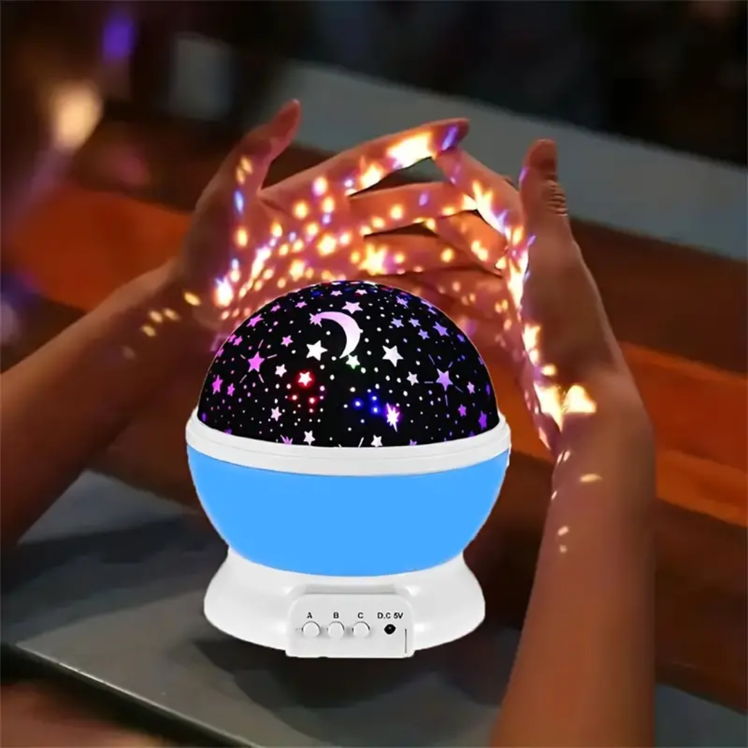 LED Rotierende Sternprojektor Galaxie Nachtlampe