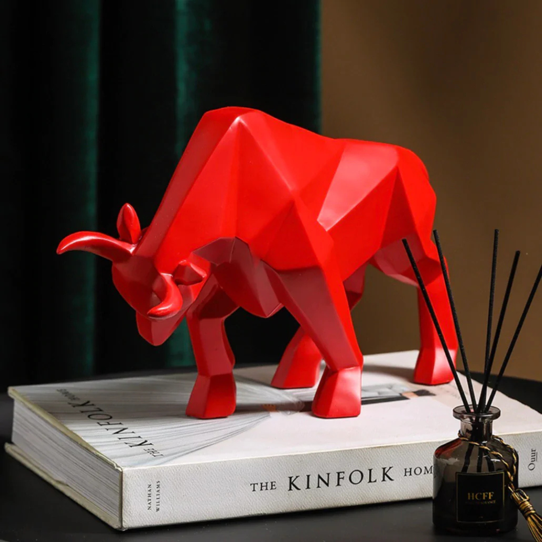 Minimalistische Stier Skulptur