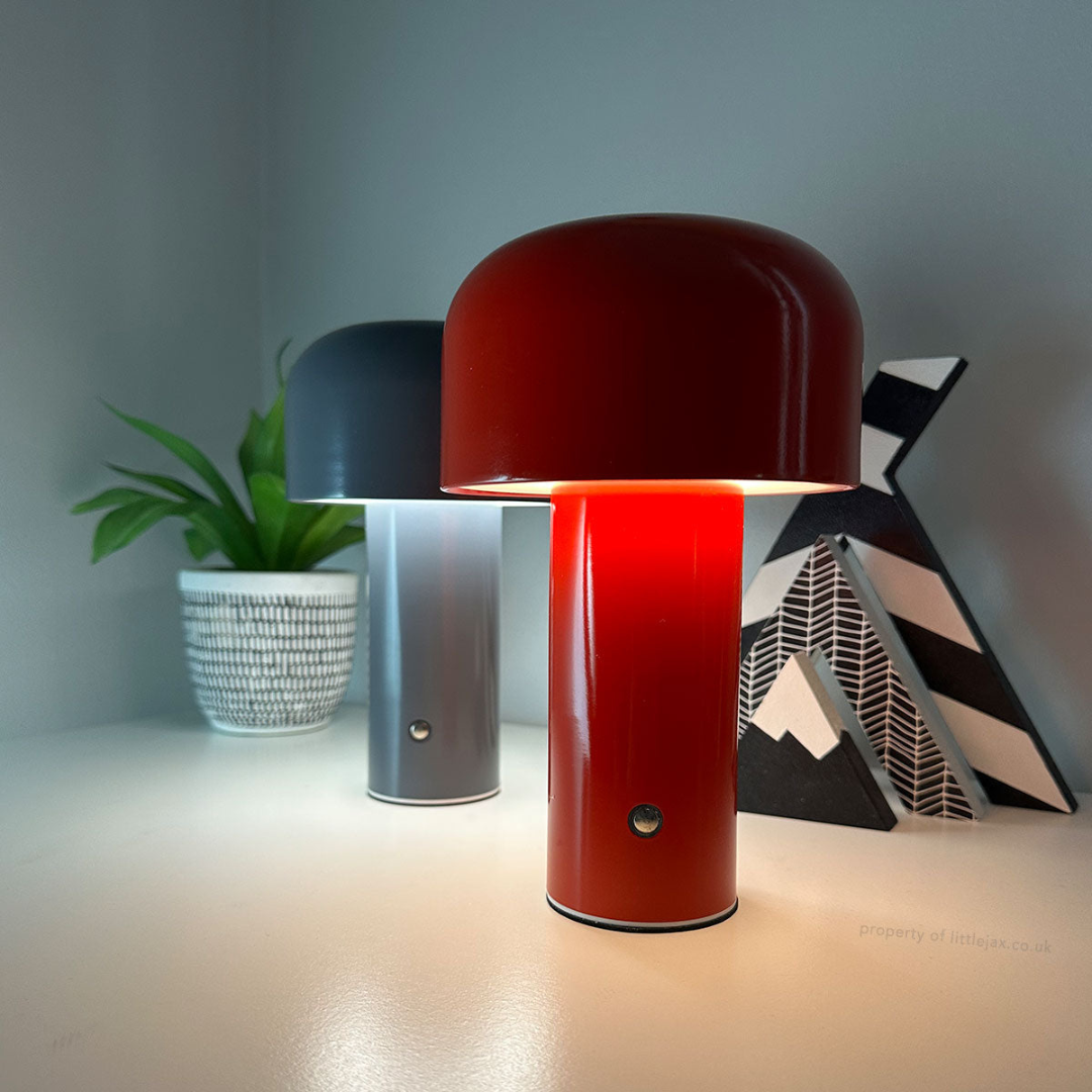 Moderne Wiederaufladbare LED Tischlampe in Pilzform