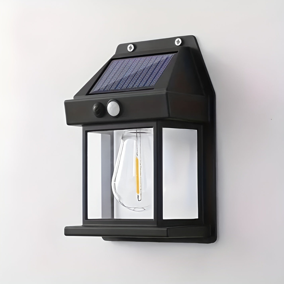 Moderne LED Bewegungsmelder Solar Wandleuchten