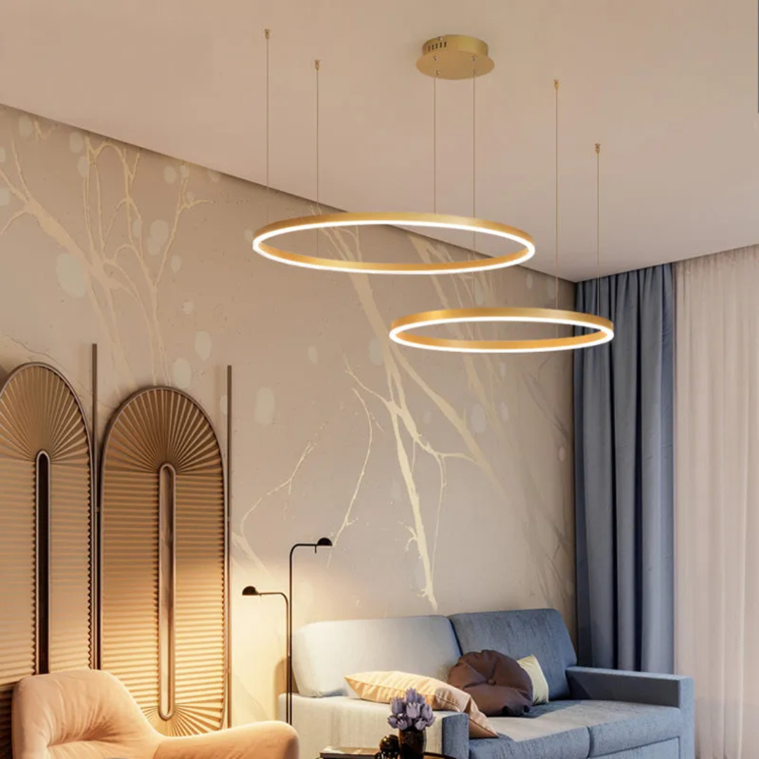 Schwebendes Lichtdesign