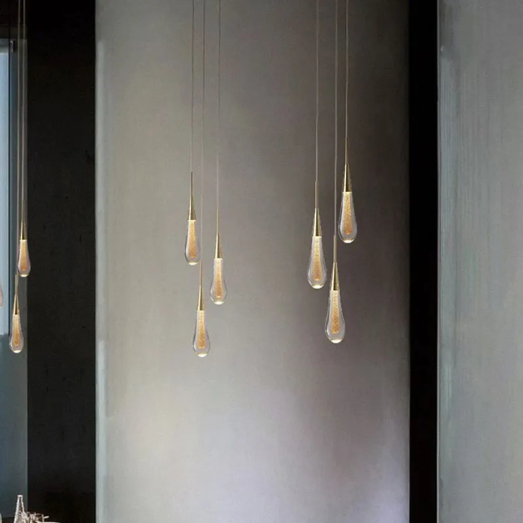 Moderne Tropfen-LED-Deckenleuchte
