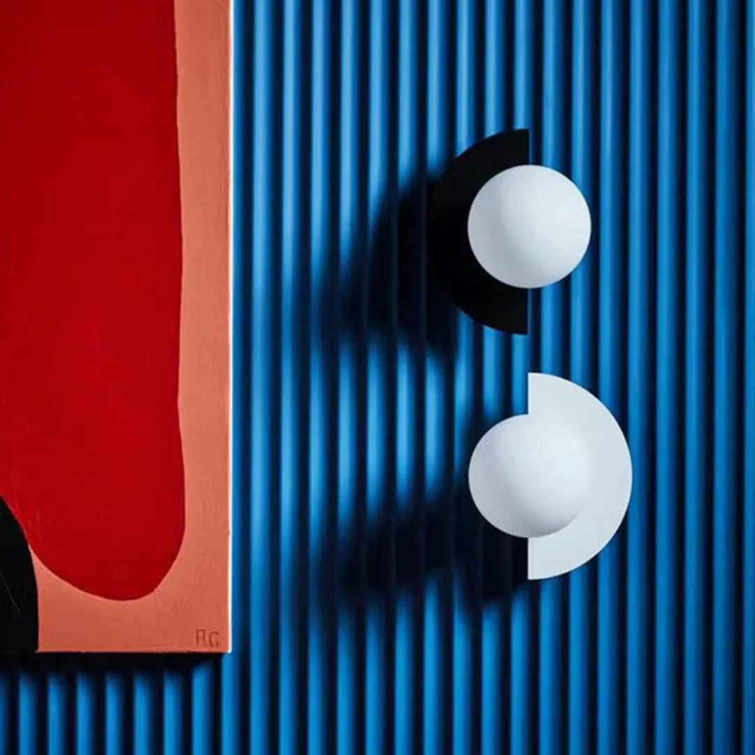Elegante Halbmond LED-Wandleuchte