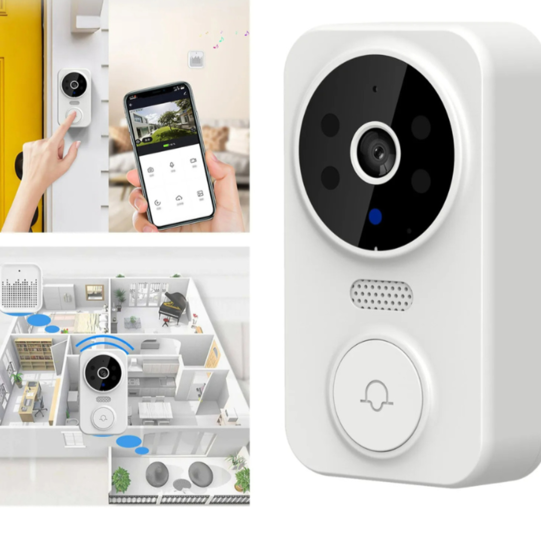 Smart WLAN-Türklingel mit HD-Kamera & Bewegungssensor