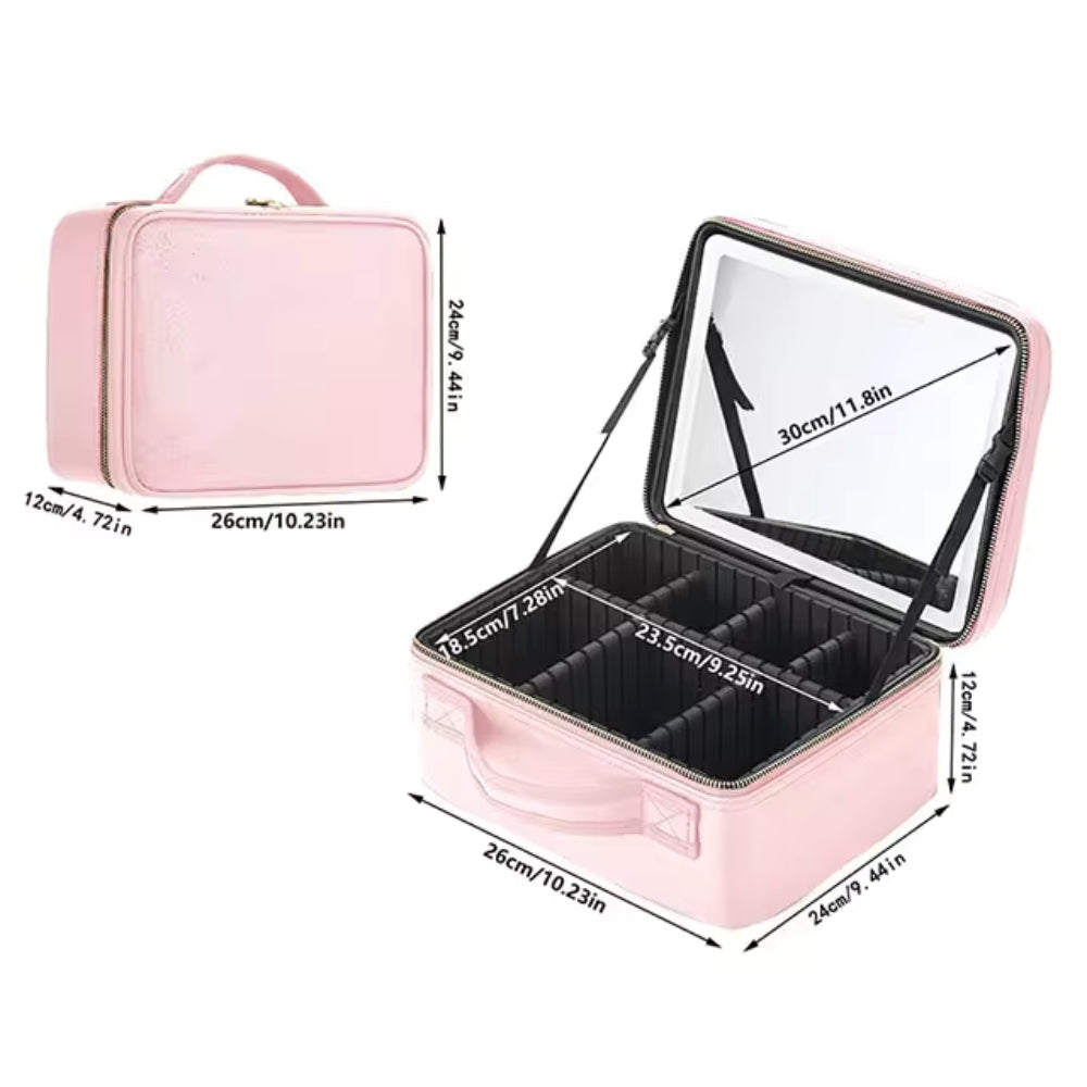 Kosmetik Organizer mit Spiegel