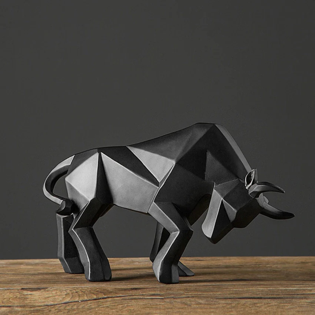 Minimalistische Stier Skulptur