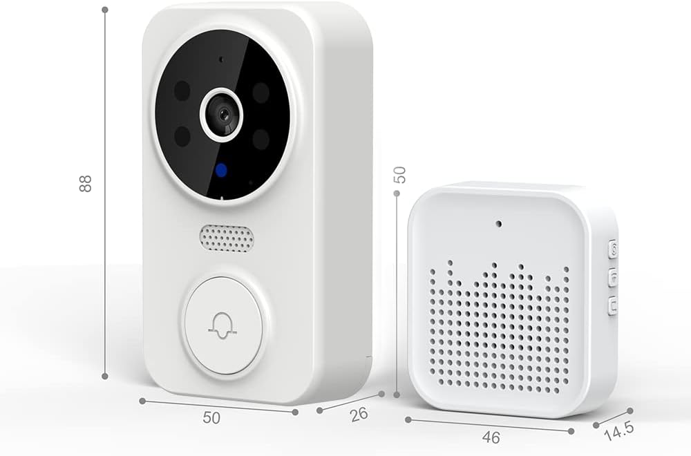 Smart WLAN-Türklingel mit HD-Kamera & Bewegungssensor