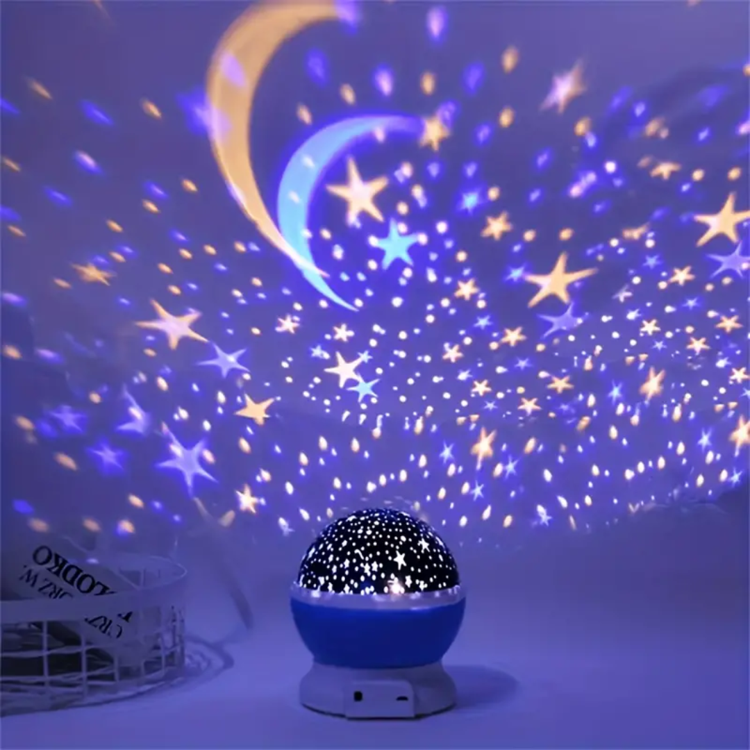 LED Rotierende Sternprojektor Galaxie Nachtlampe