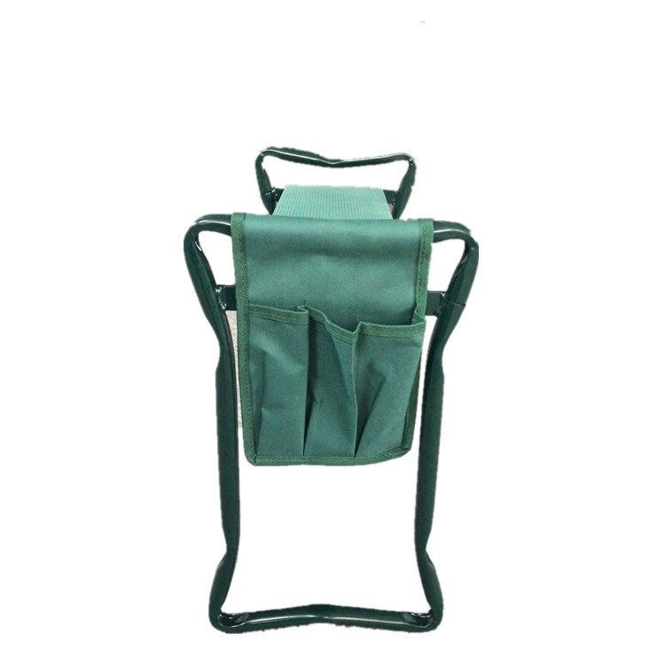 Gartenhocker mit Werkzeugtasche