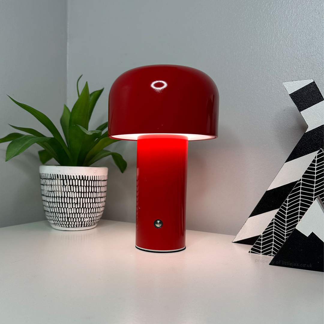 Moderne Wiederaufladbare LED Tischlampe in Pilzform