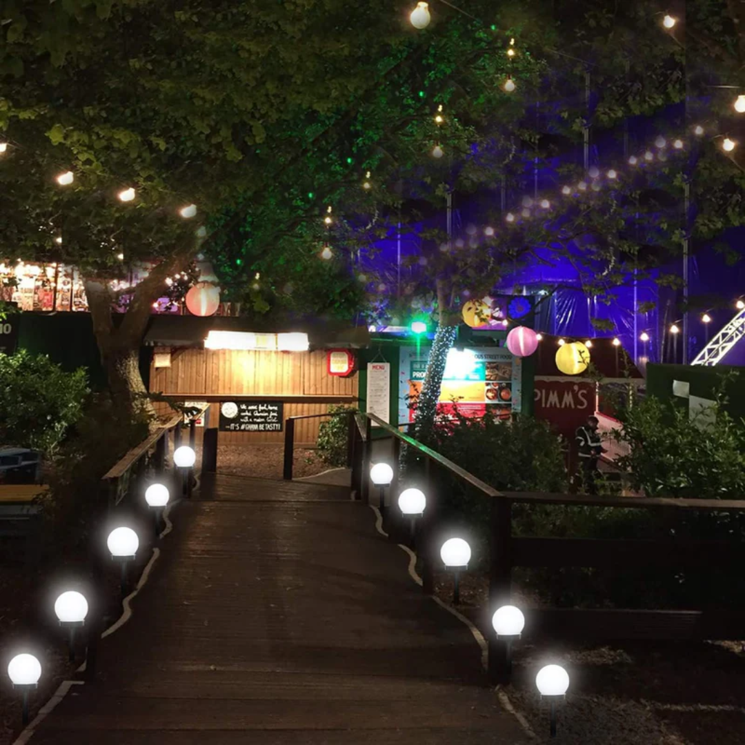 LED Draußen Wasserdichte Sphärisch Solar Gartenleuchten