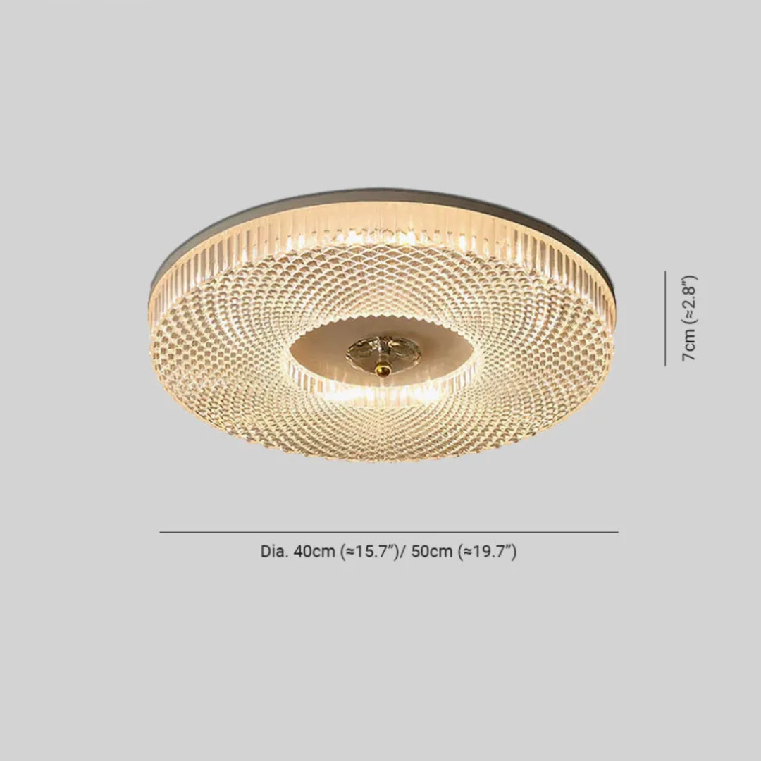 Flache LED-Deckenleuchte