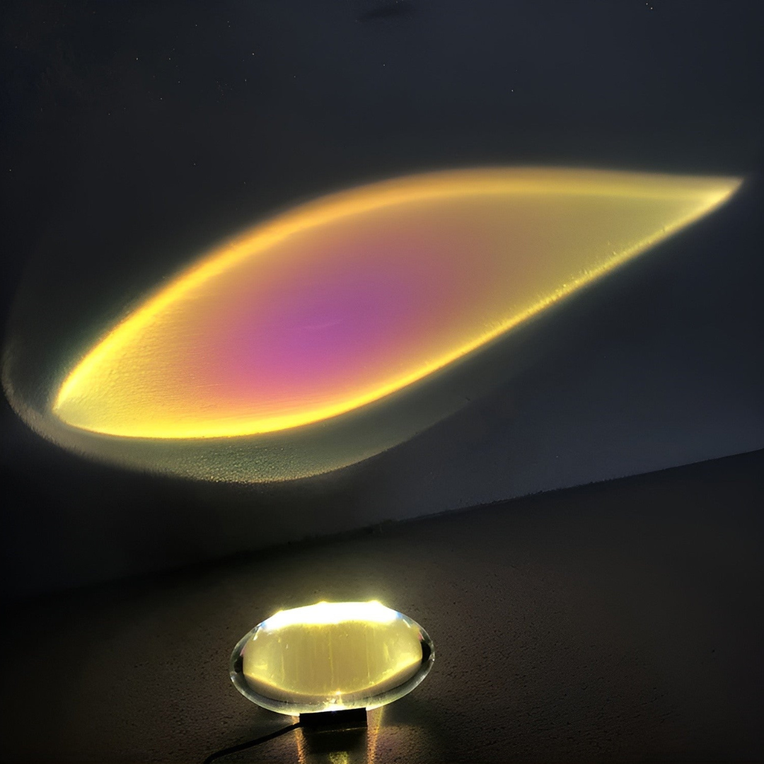 Moderne LED Prisma Projektionstischlampe