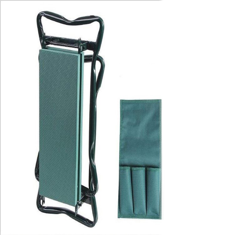 Gartenhocker mit Werkzeugtasche