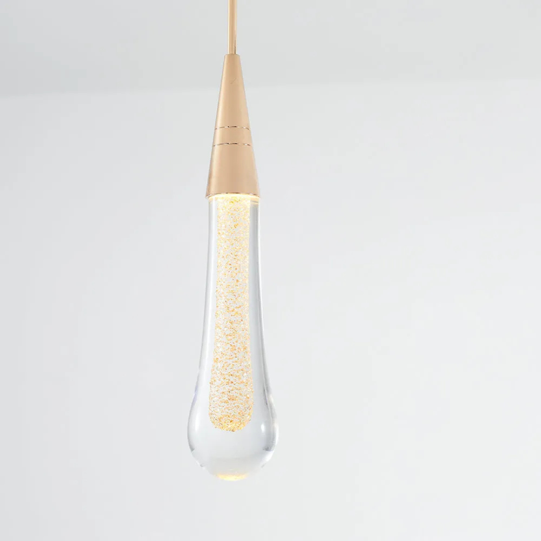 Moderne Tropfen-LED-Deckenleuchte