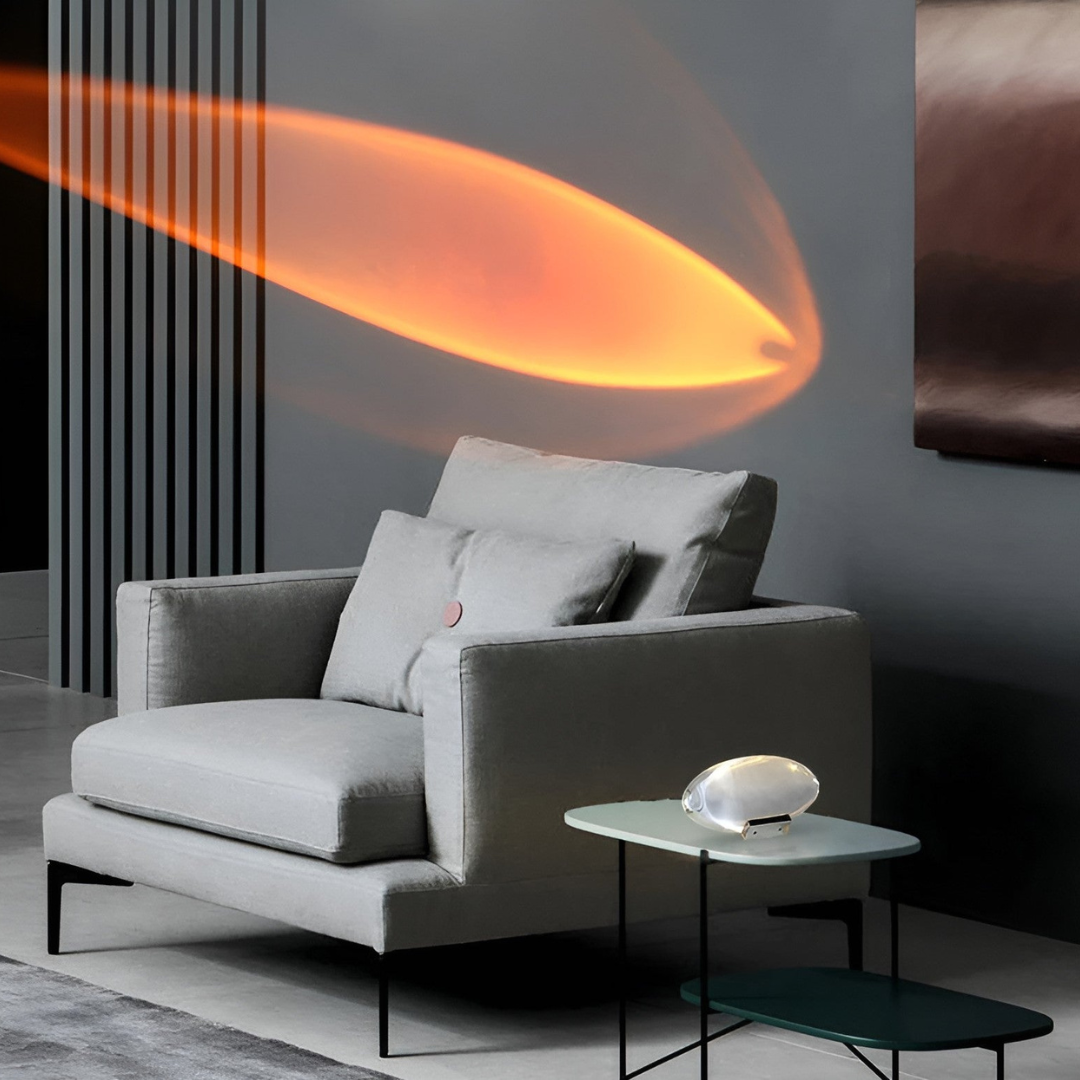 Moderne LED Prisma Projektionstischlampe
