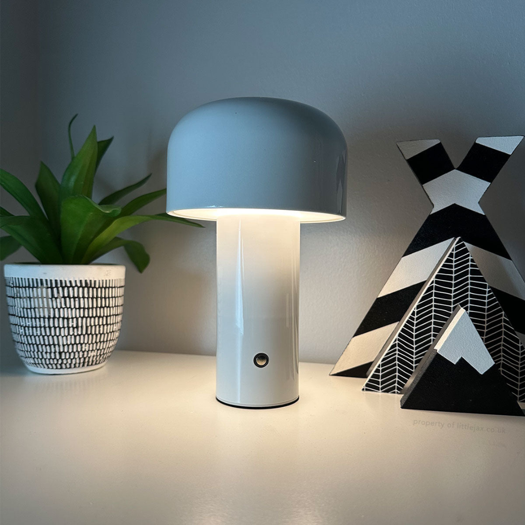 Moderne Wiederaufladbare LED Tischlampe in Pilzform