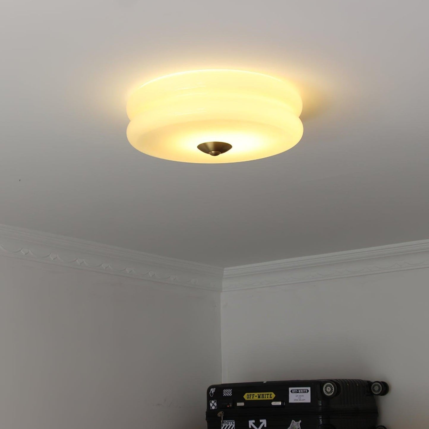 Retro LED-Deckenlampe rund