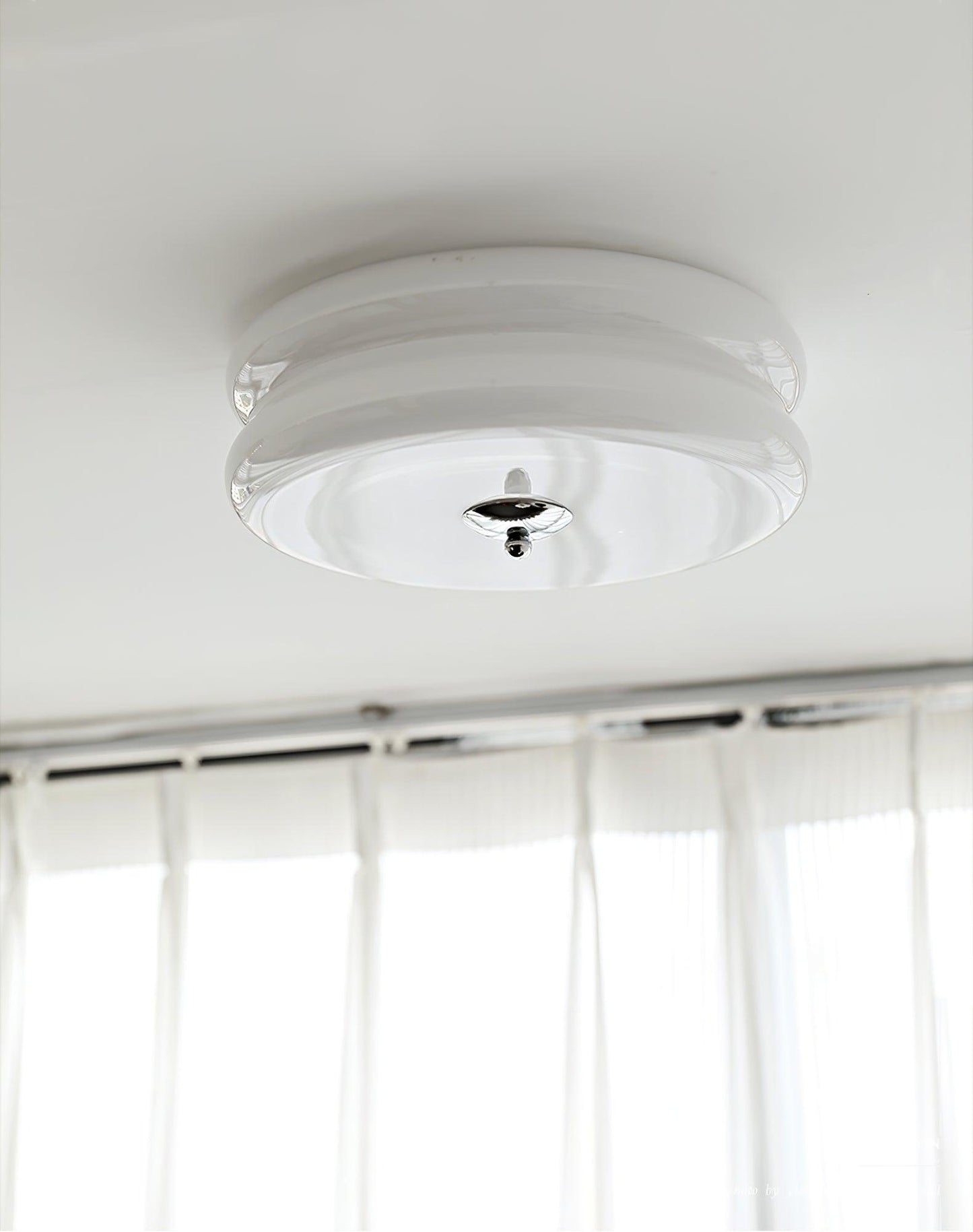 Retro LED-Deckenlampe rund