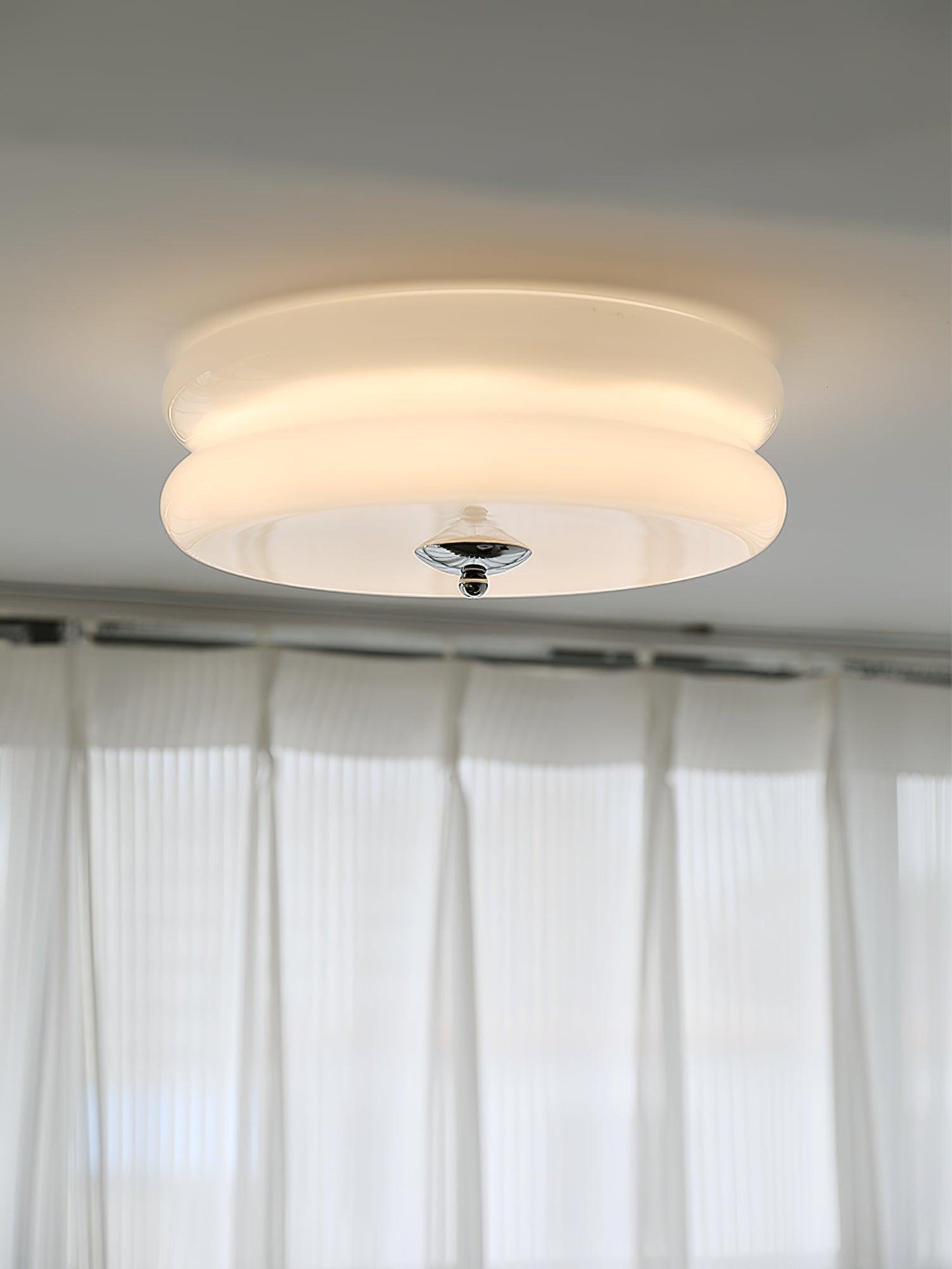 Retro LED-Deckenlampe rund