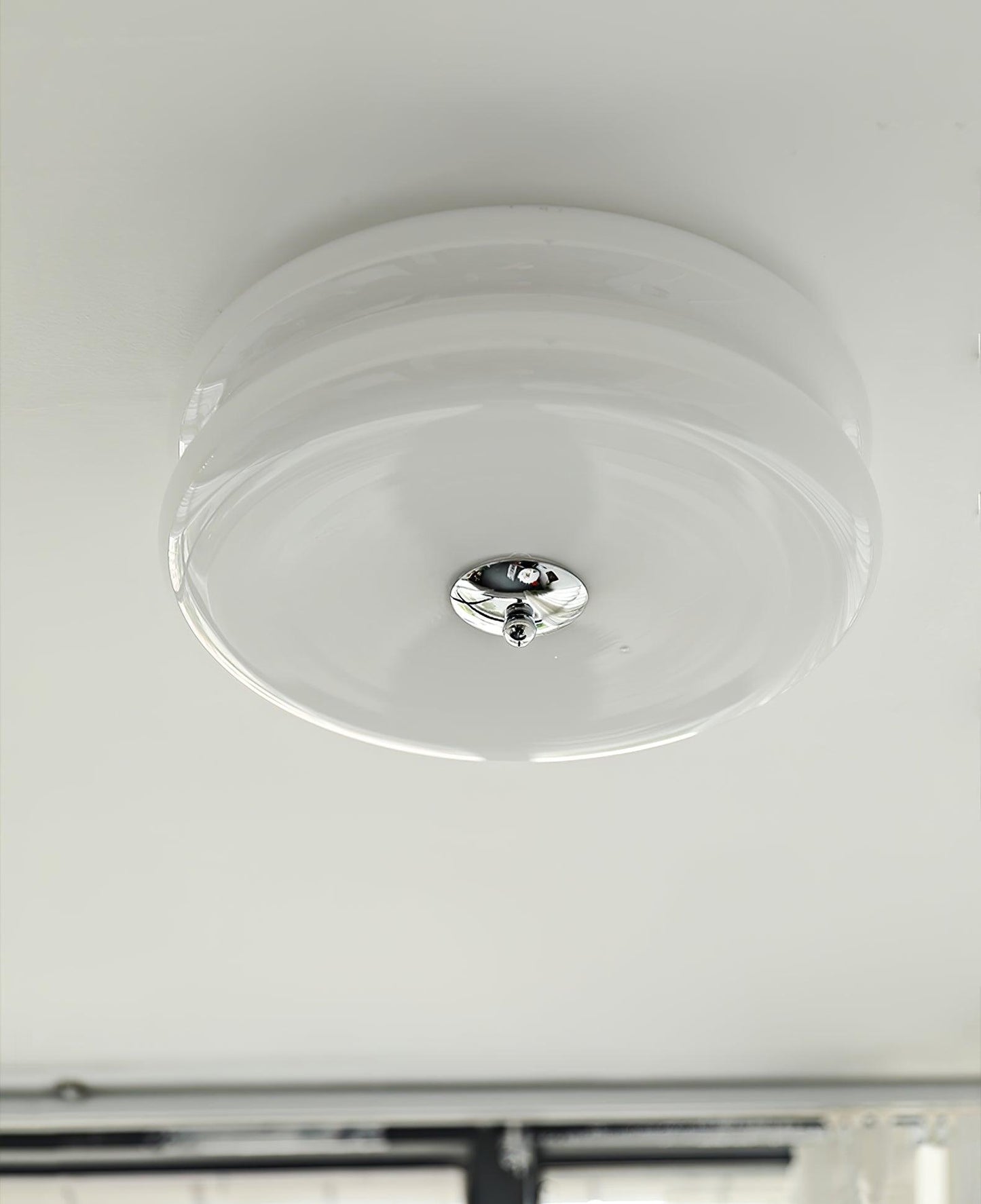Retro LED-Deckenlampe rund