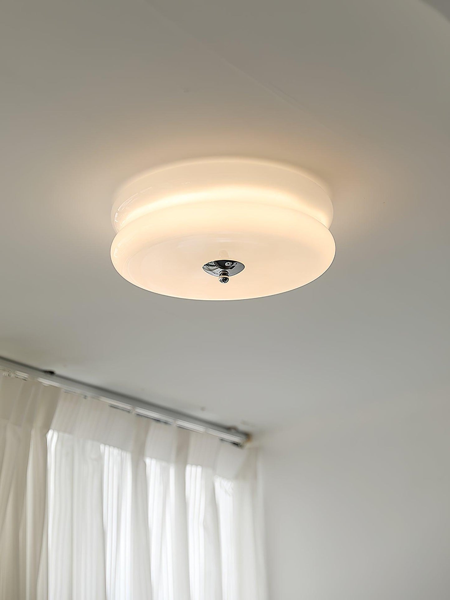 Retro LED-Deckenlampe rund