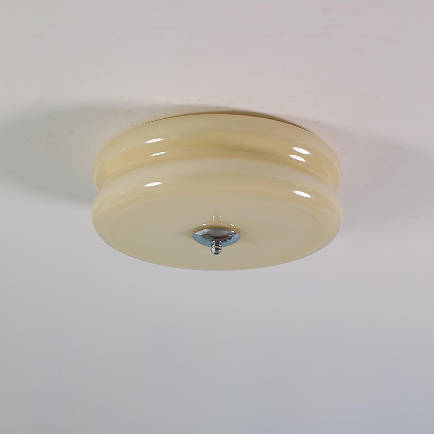 Retro LED-Deckenlampe rund