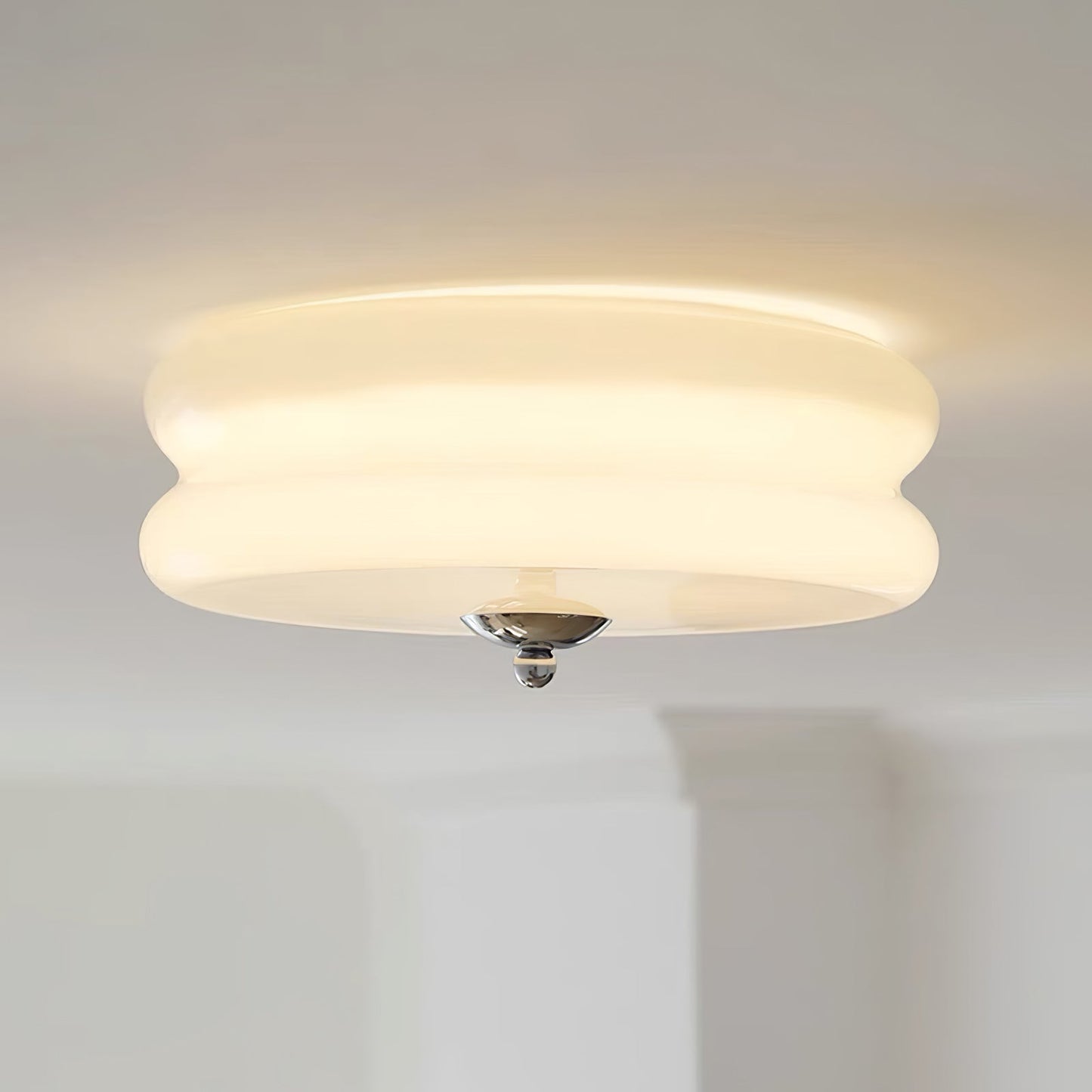 Retro LED-Deckenlampe rund