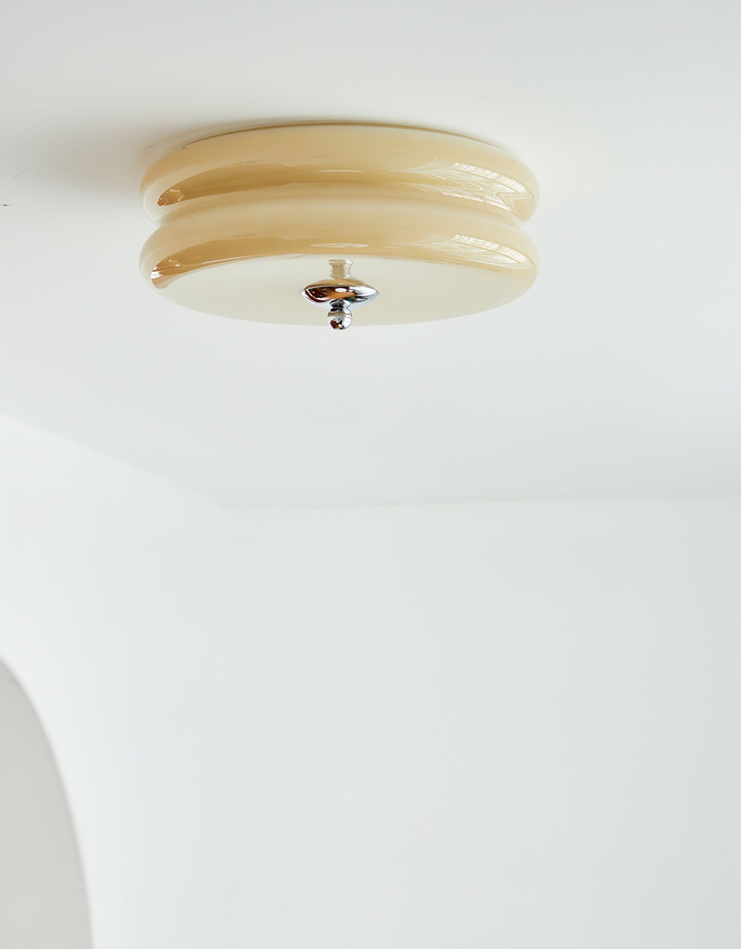 Retro LED-Deckenlampe rund