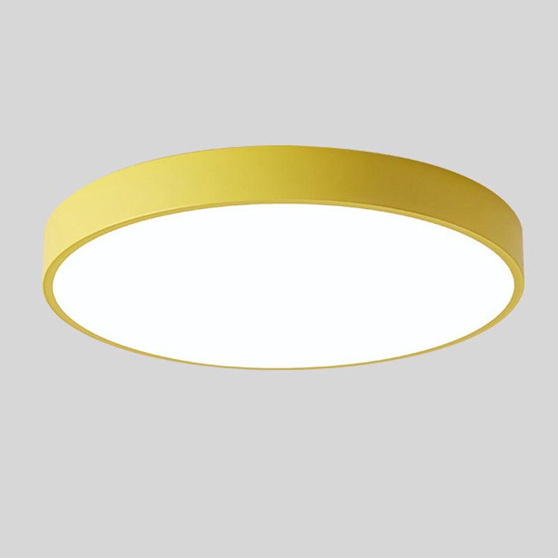 Moderne LED-Leuchte rund