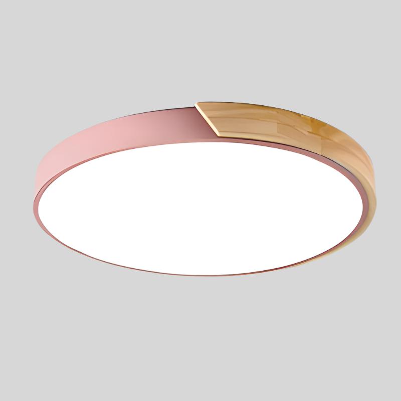 Moderne LED-Leuchte rund