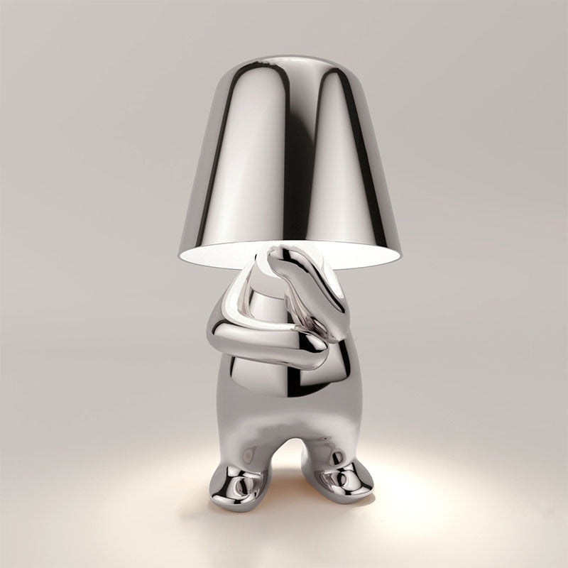 Moderne Schlafzimmer Kabellose Goldene Tischlampe
