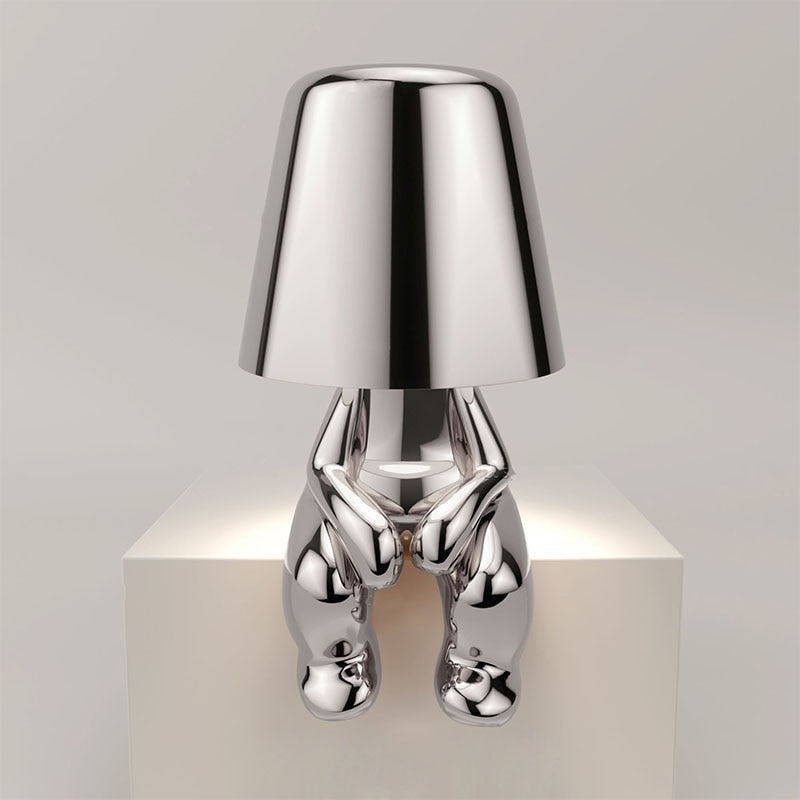 Moderne Schlafzimmer Kabellose Goldene Tischlampe