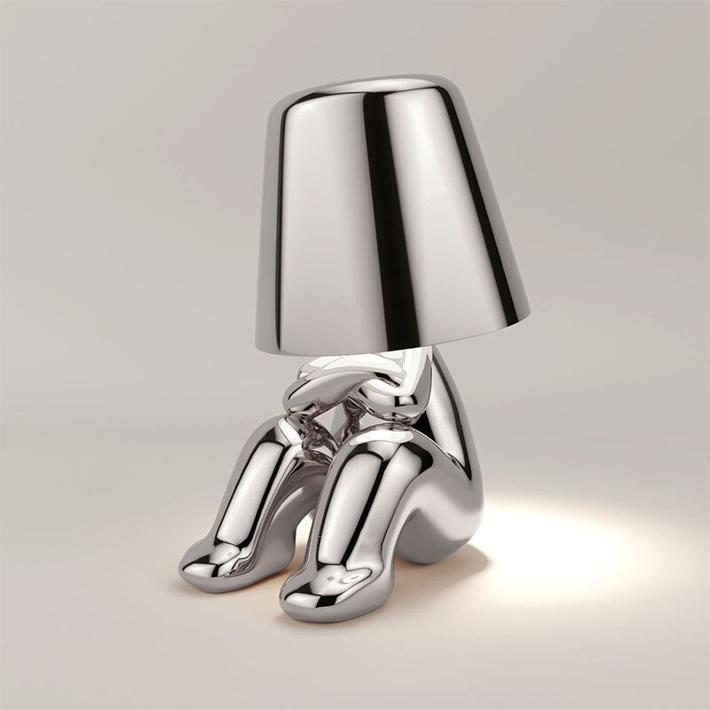 Moderne Schlafzimmer Kabellose Goldene Tischlampe