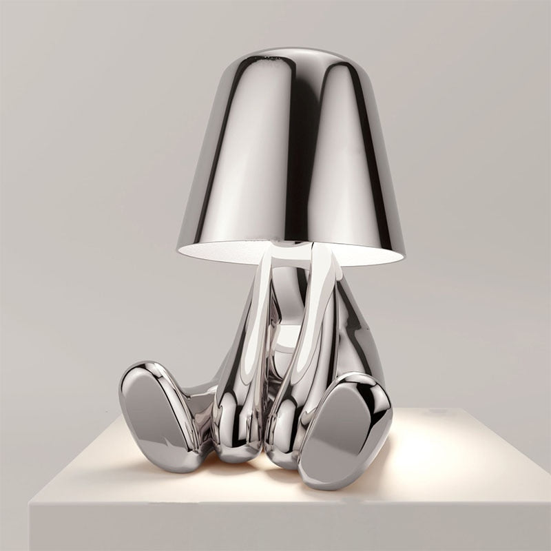 Moderne Schlafzimmer Kabellose Goldene Tischlampe