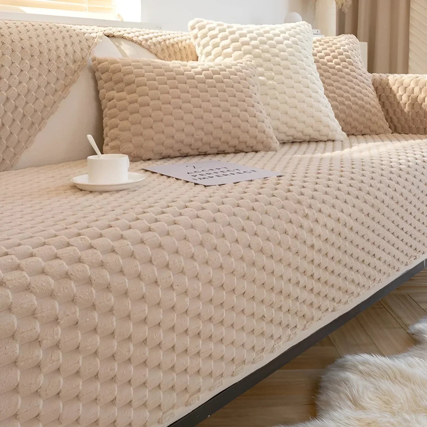 Sofabezug mit strukturiertem Design
