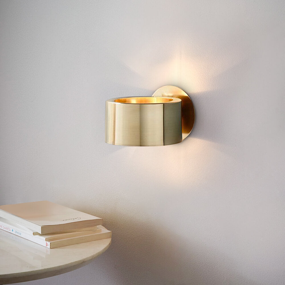 Minimalistische Wandlampe mit LED