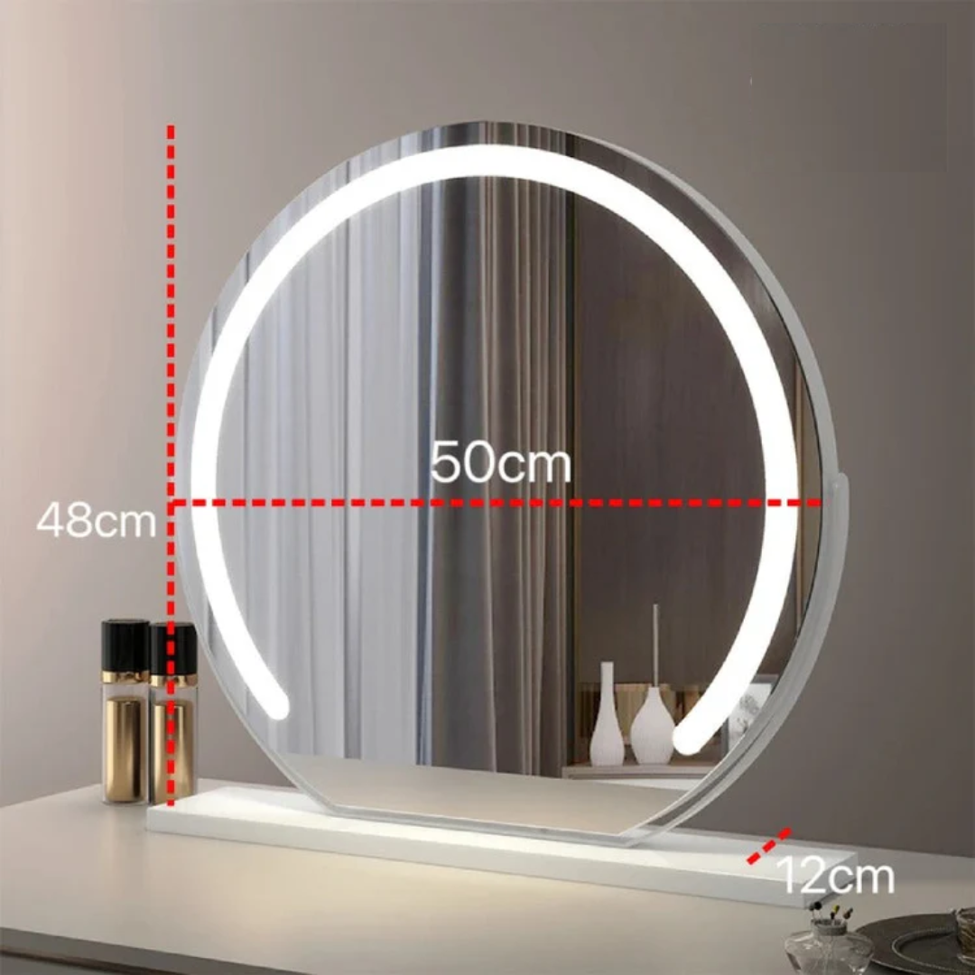 Schminkspiegel mit LED-Licht