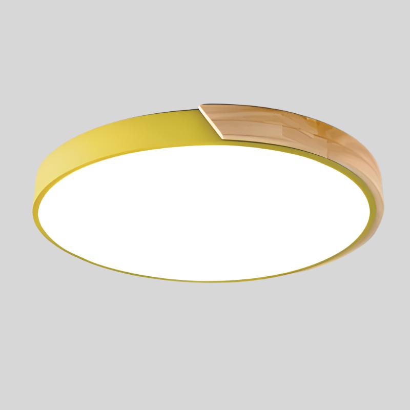 Moderne LED-Leuchte rund